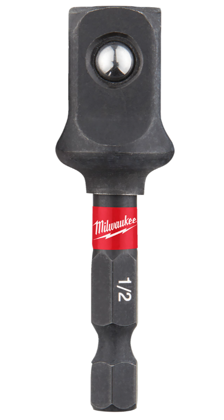 Adattatore presa accessori Milwaukee: 1 4 esagonale - 1 2 quadro -1pz - 4932478803