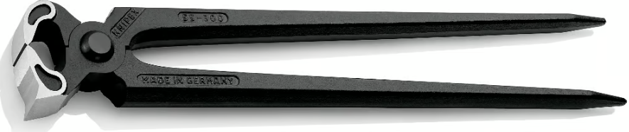 Cortapezuñas Knipex negro con soporte para uñas
