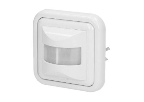 Rilevatore di movimento IR da incasso a parete bianco - 2 3 fili - 3900338