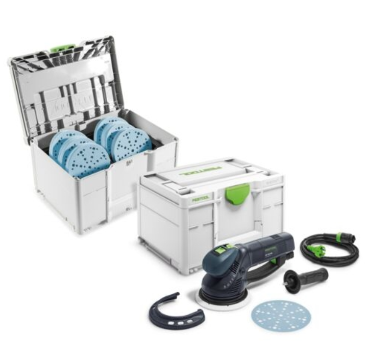 Lijadora excéntrica Festool ro 150 feq-sys gr rotex + systainer papel de lija³ | 150 mm - 578257