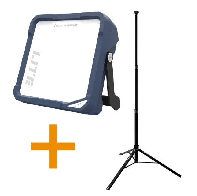 Juego de luces de trabajo Scangrip vega lite compact + trípode