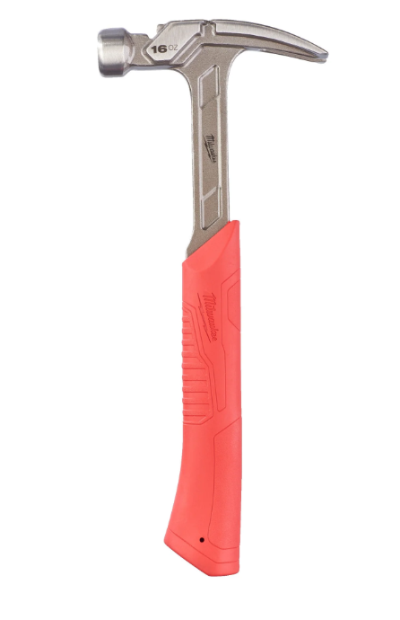 Accesorios Milwaukee martillo de garra recto de acero 16oz 450g - 4932478653