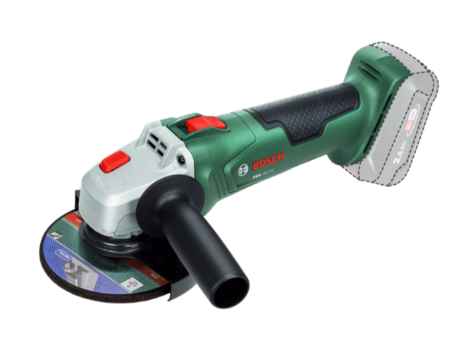 Amoladora angular inalámbrica Bosch pws 18v-70 verde 125mm | sin batería ni cargador - 06033e6001