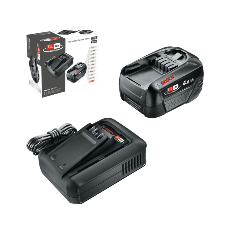 Juego de iniciación verde bosch 18v 1 x 18v 4ah + al18v-44 - 1600a031t6