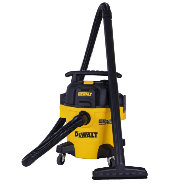 Aspiradora silenciosa de poliéster en seco y húmedo Dewalt DXV20PTA-QT | 20 liters | encendido automático - dxv20pta-qt
