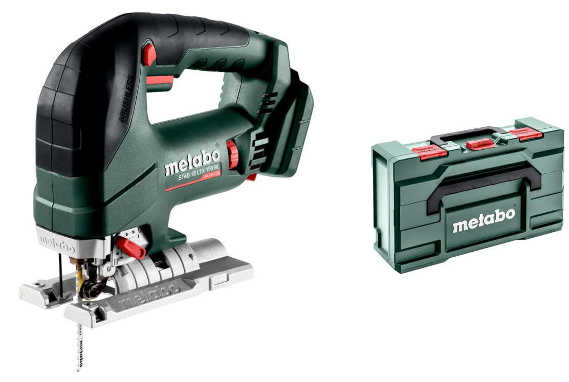 Seghetto alternativo a batteria Metabo Stab 18 ltx 150 bl 18v | senza batteria e caricabatterie | metabox 145 l - 601503840