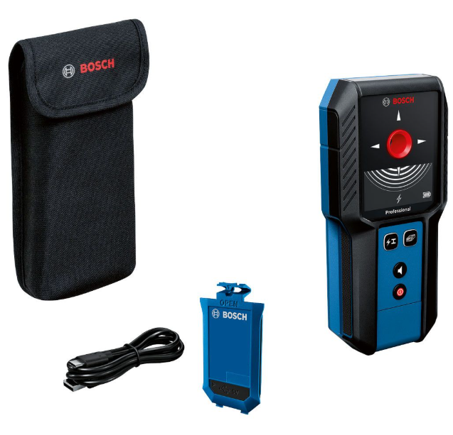 Detector bosch azul gms 120-27 | 1x batería ba 3,7v li-ion 1,0 ah | en caja - 0601081701