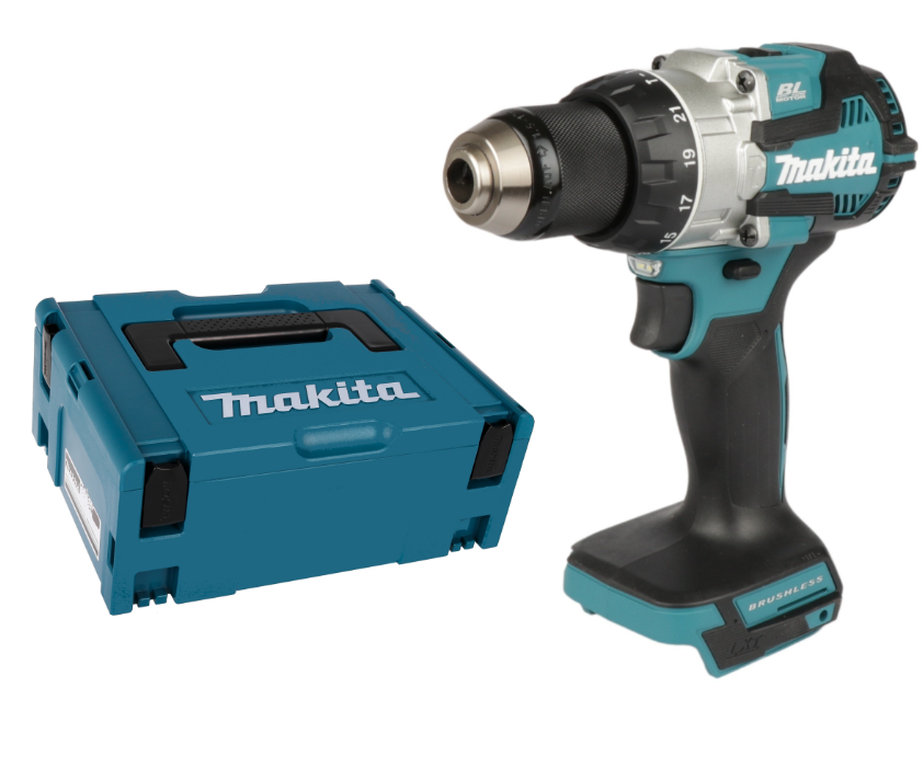 Makitadhp489zj | trapano a percussione | 18v| corpo | senza caricabatteria in custodia m-box - dhp489zj