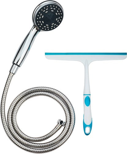 Set doccetta Schutte con tergipavimento | cromato - 64197