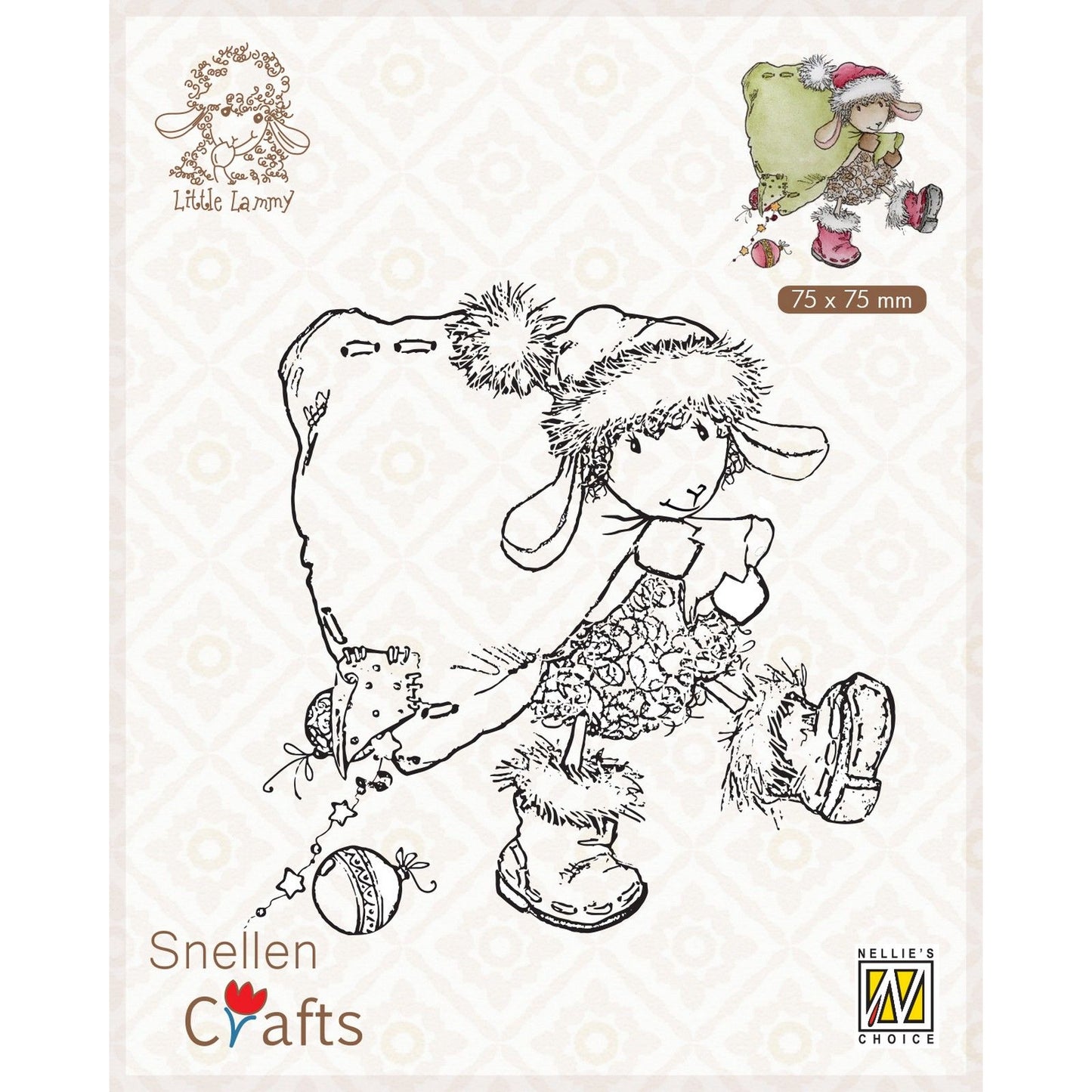 La scelta di Nellie • timbri trasparenti little lammy santa lammy