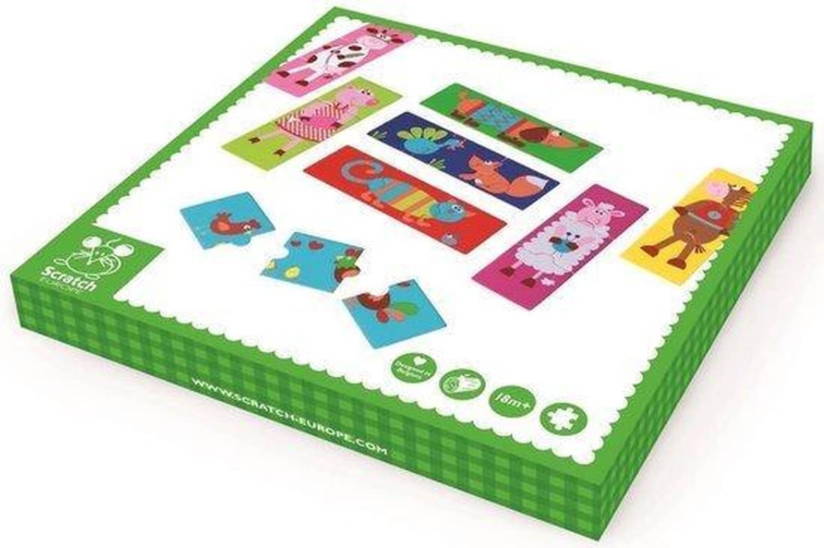 Scratch Preschool Puzzle Crazy Animals