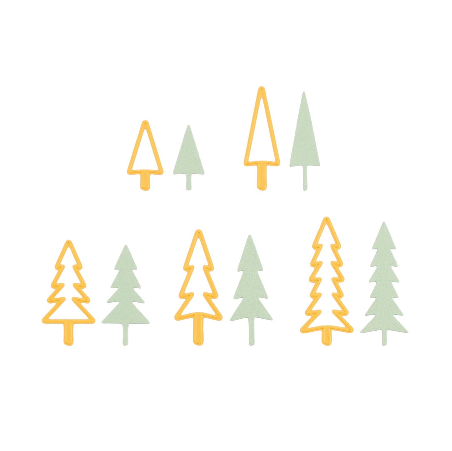 La scelta di Nellie • fustella a forma di albero di Natale piccola 5 pz.