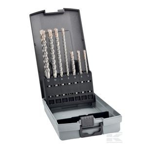 Hikoki accessori sds-plus hm set di martelli perforatori a 4 punte 7 pezzi in cassetta 783391