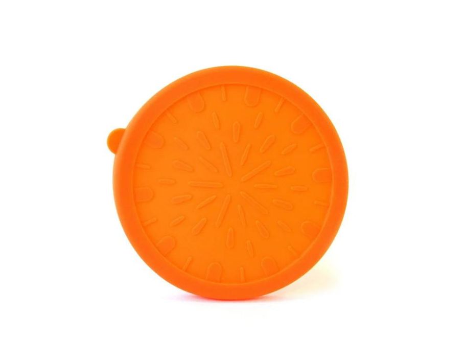 Coperchio di bento in acqua blu - guarnizione grande - arancione