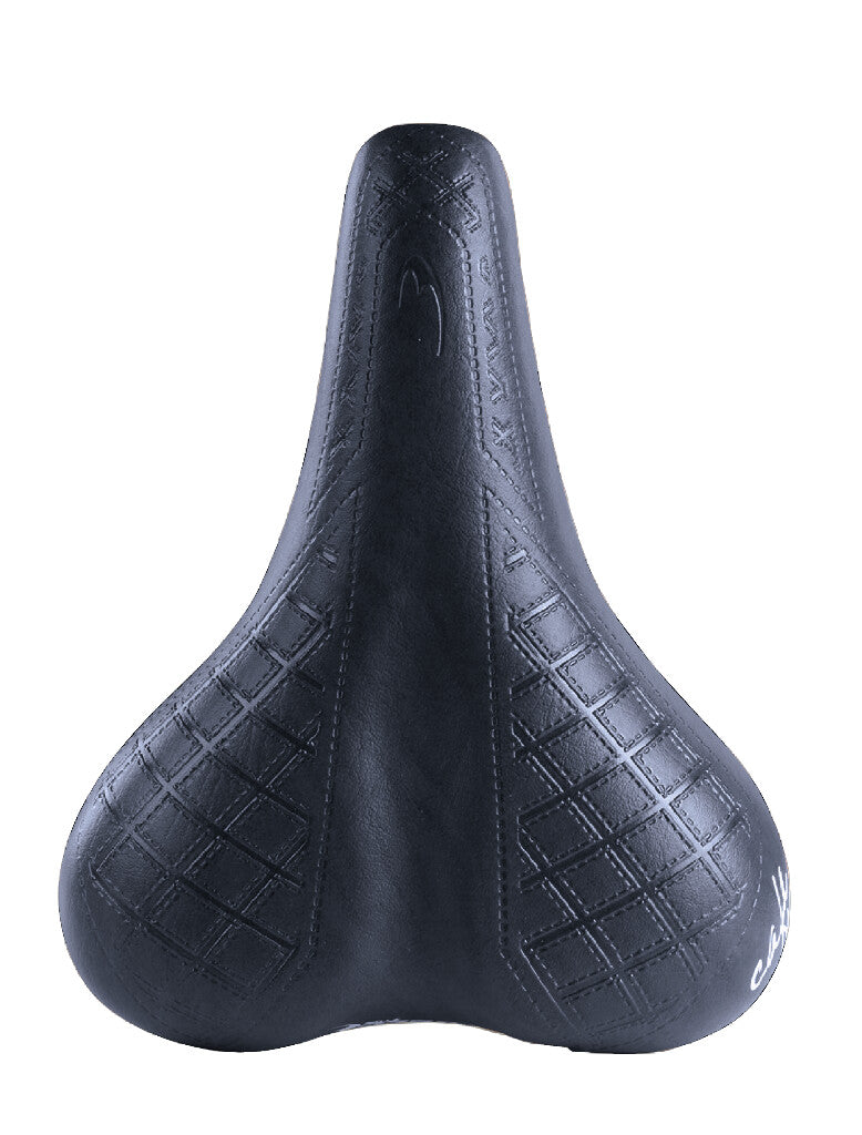 Bicicleta Saddle Selle Bassano Cafe Racer Bobber para hombres - Negro