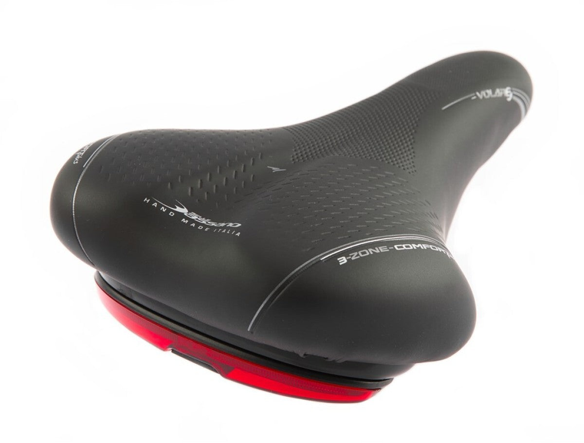 Saddle Vlare M X33 con hombres LED - Negro