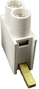 Abrazadera potencia sep dth doble 2x10mm baja sep blanca - 4000430