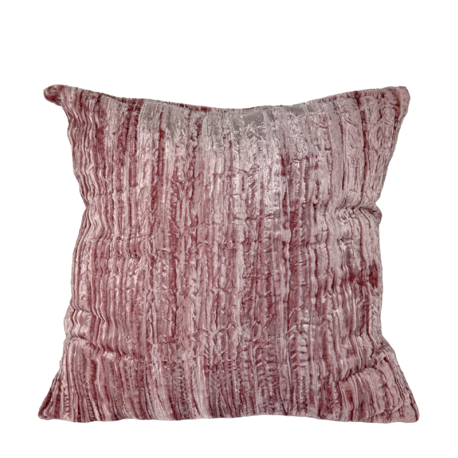 Fodera per cuscino Seq home velluto rosa 50x50 cm