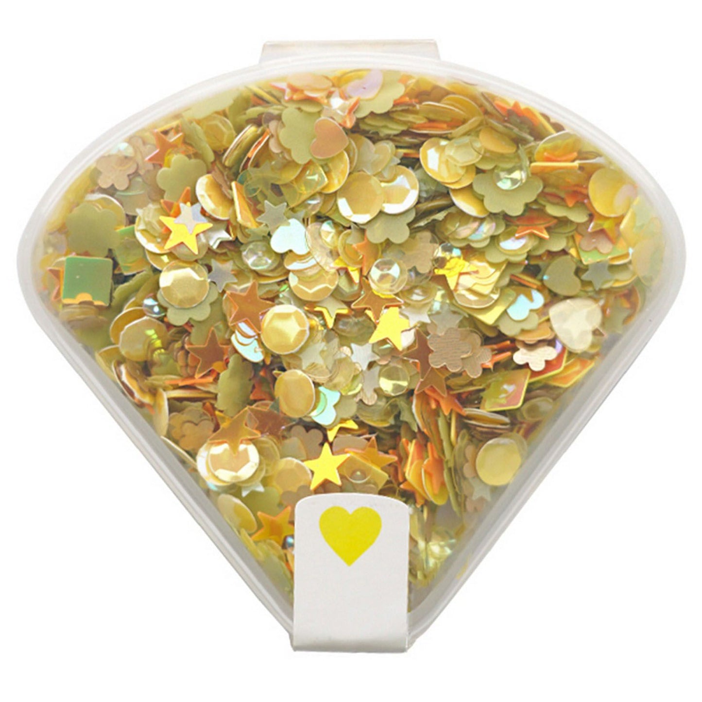 La scelta di Nellie • coriandoli gialli 20g in scatola di plastica