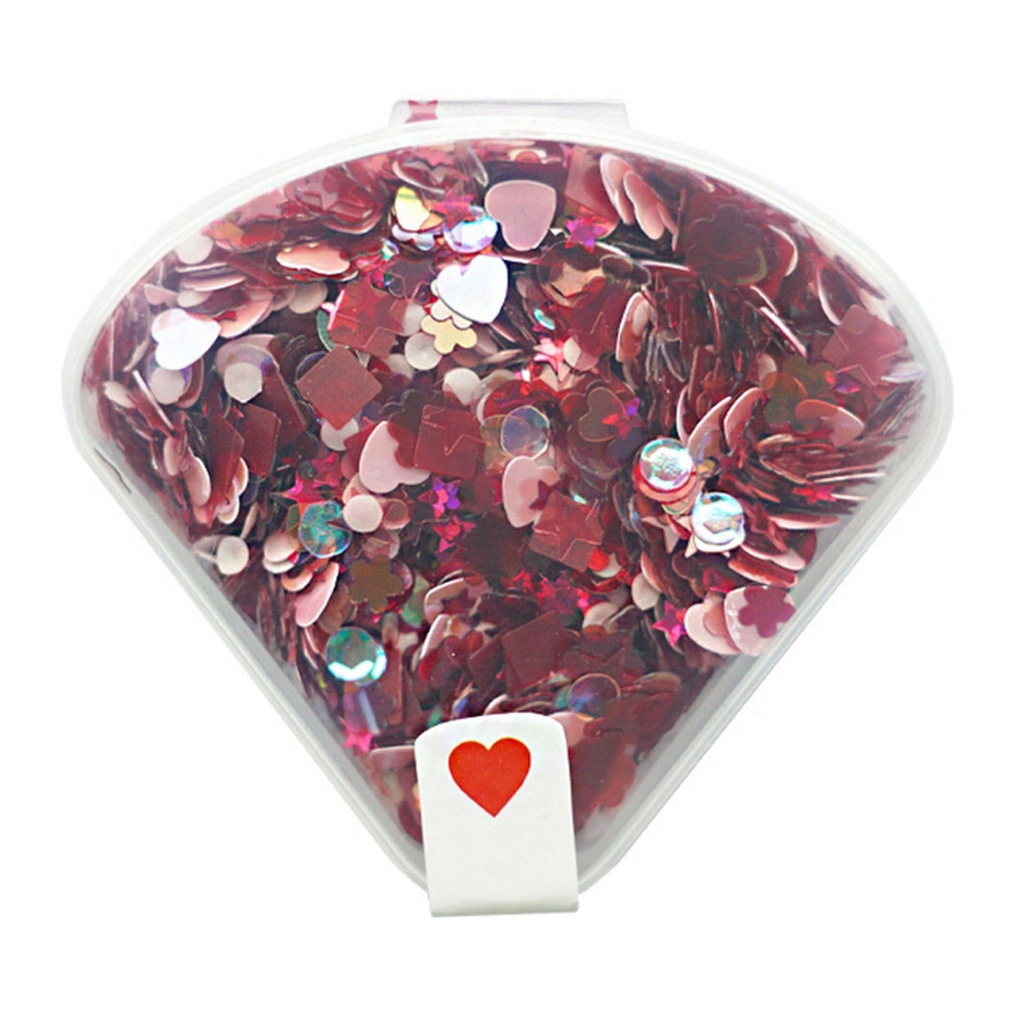 La elección de Nellie • confeti rojo 20 g en caja de plástico