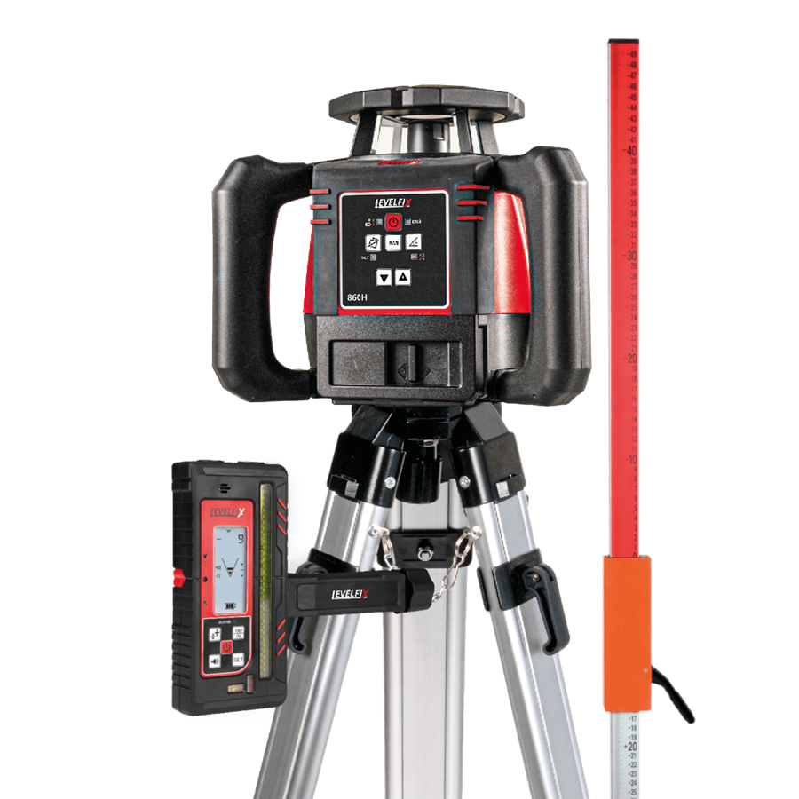 Conjunto láser de construcción Levelfix 860h rojo