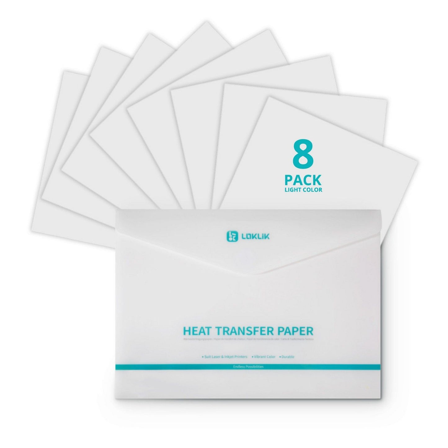 Loklik • carta trasferibile scura 8x