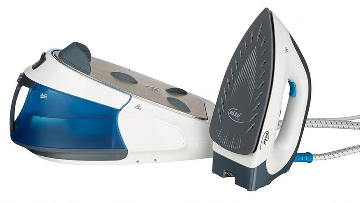 Estación de planchado a vapor Elta 2400w azul