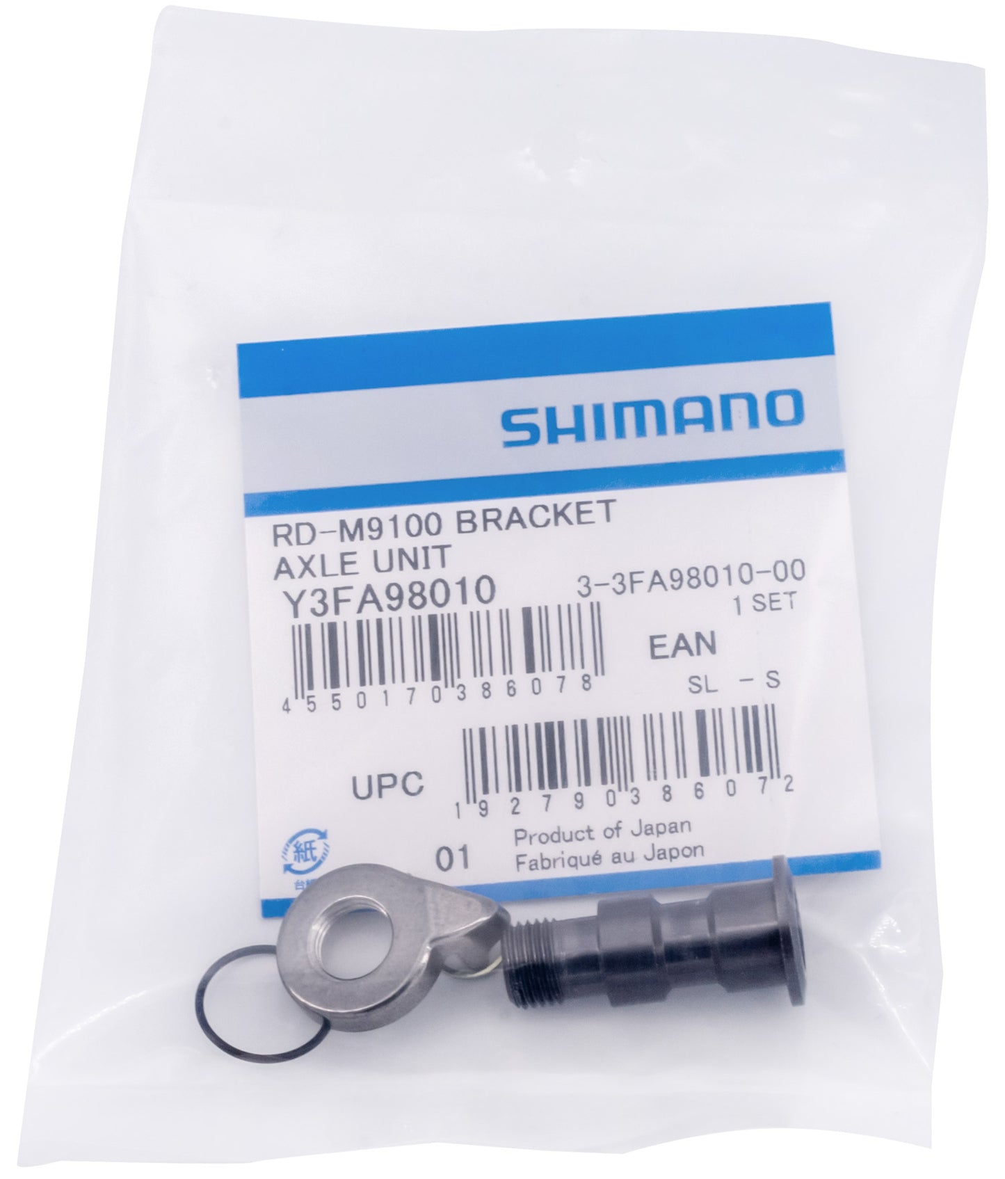 Unità asse Shimano per staffa deragliatore posteriore rd-m9100