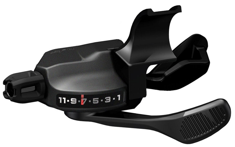 Shimano cues sl-u8000 palanca de cambios i-spec ii de 11 velocidades derecha con pantalla óptica de marcha