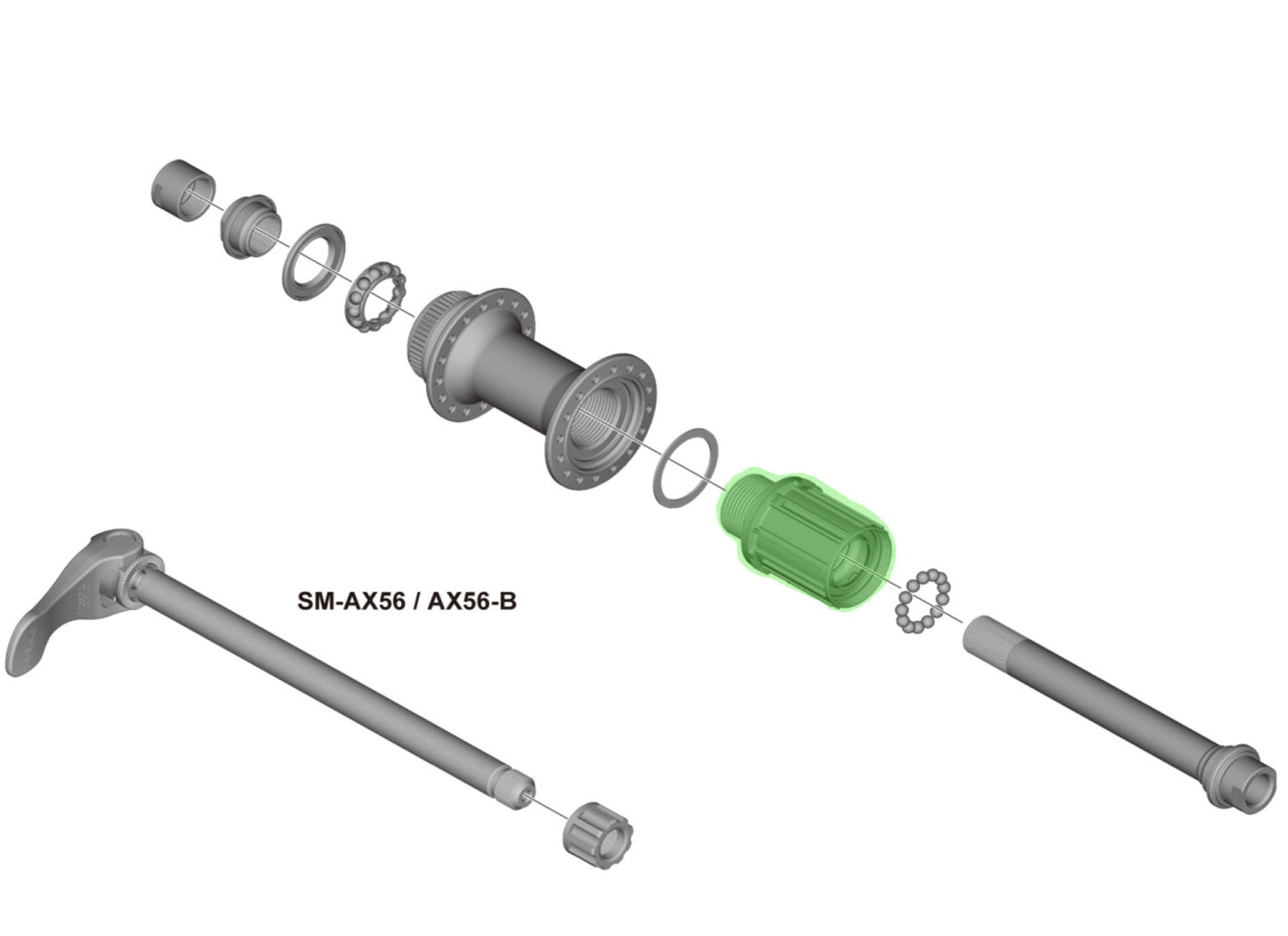 Shimano Cassettebody 8 9 10 velocidades | M6010