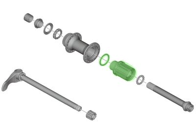 Shimano cassetteBody FH-M6010 FH-M8010 10 velocidades