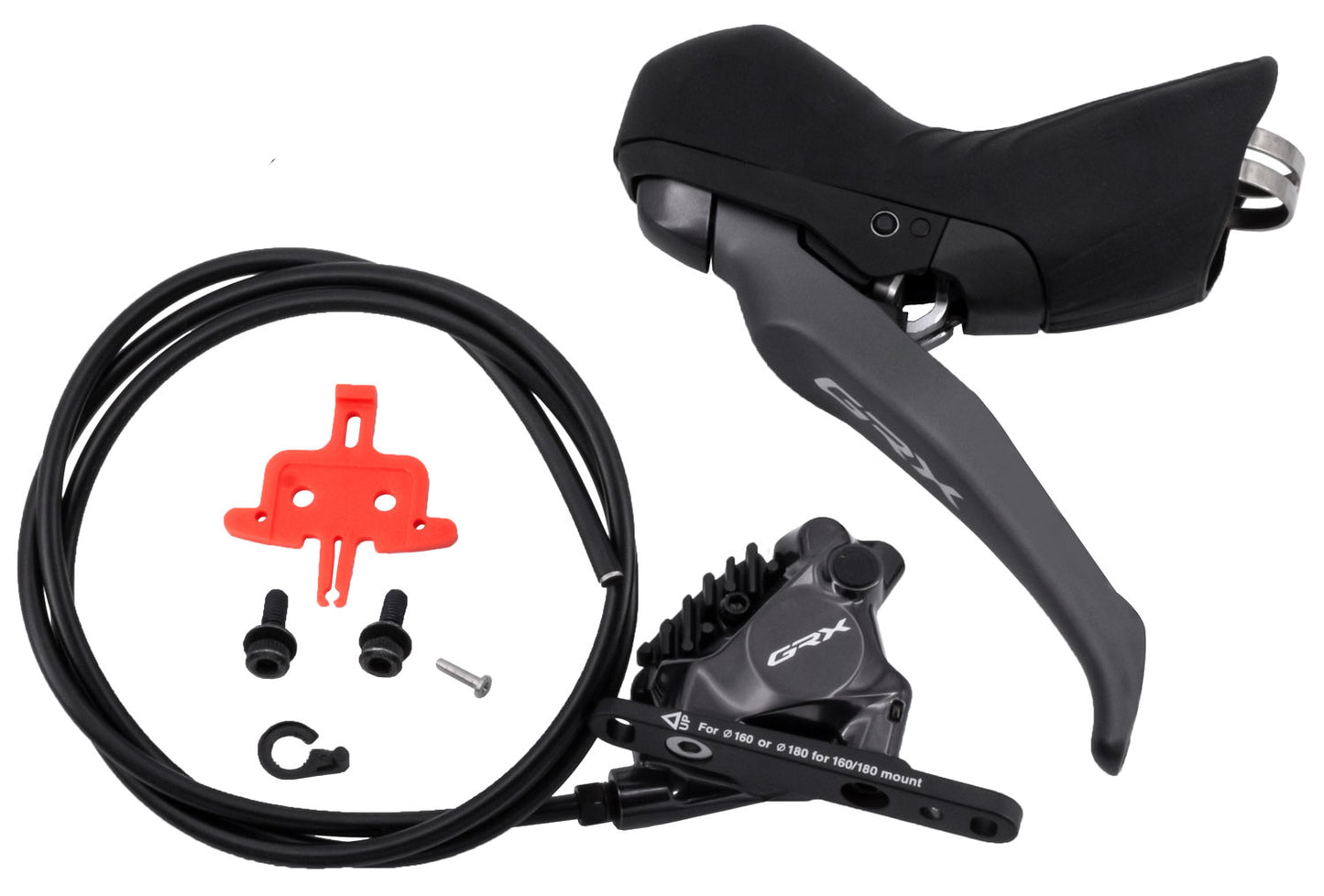 Freno a disco anteriore Shimano grx st-rx820-la+br-rx820