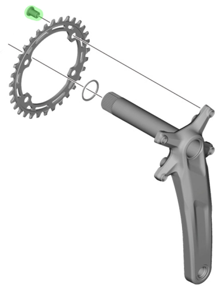 Papeles de encadenamiento de Shimano Deore FC-M5100