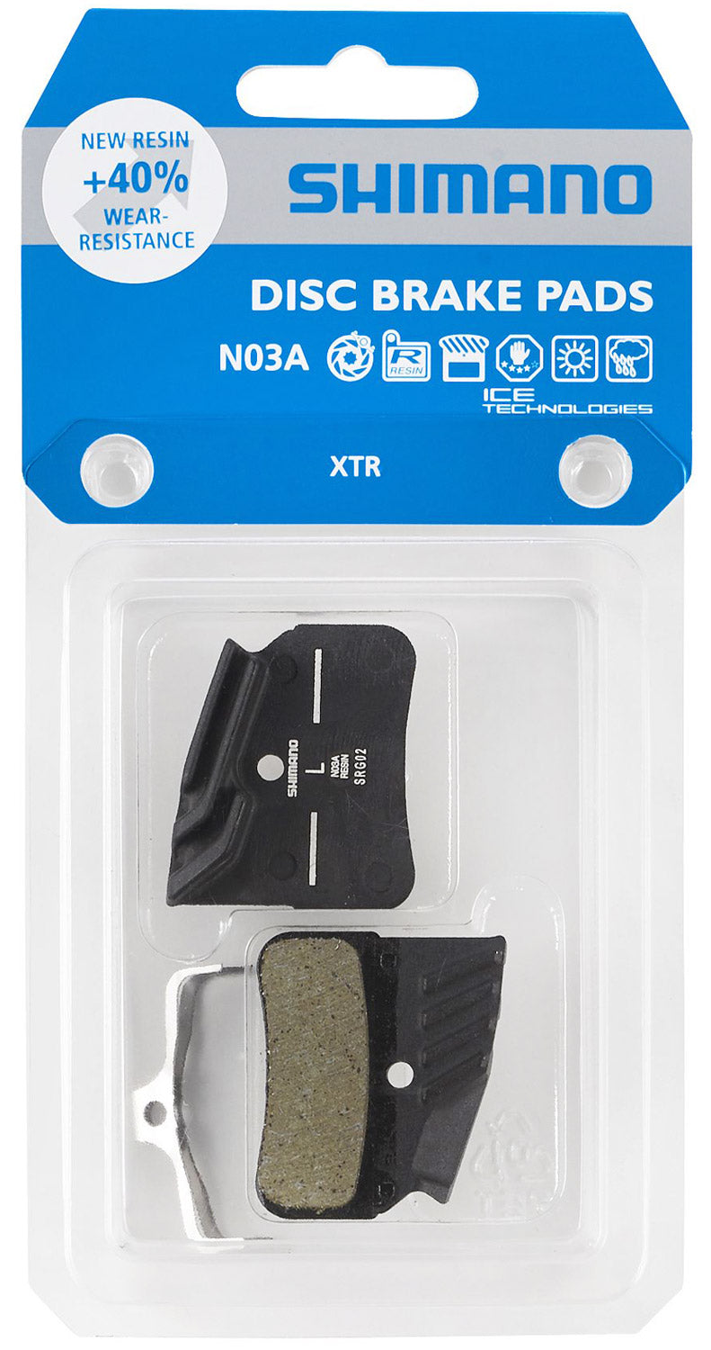 Shimano Disc Brake Block Juego de resina N03A con aletas de enfriamiento
