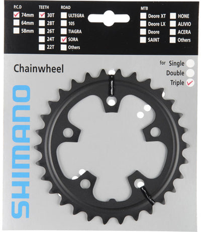 Shimano blad 9v 50t sora triple zwart fc-3503