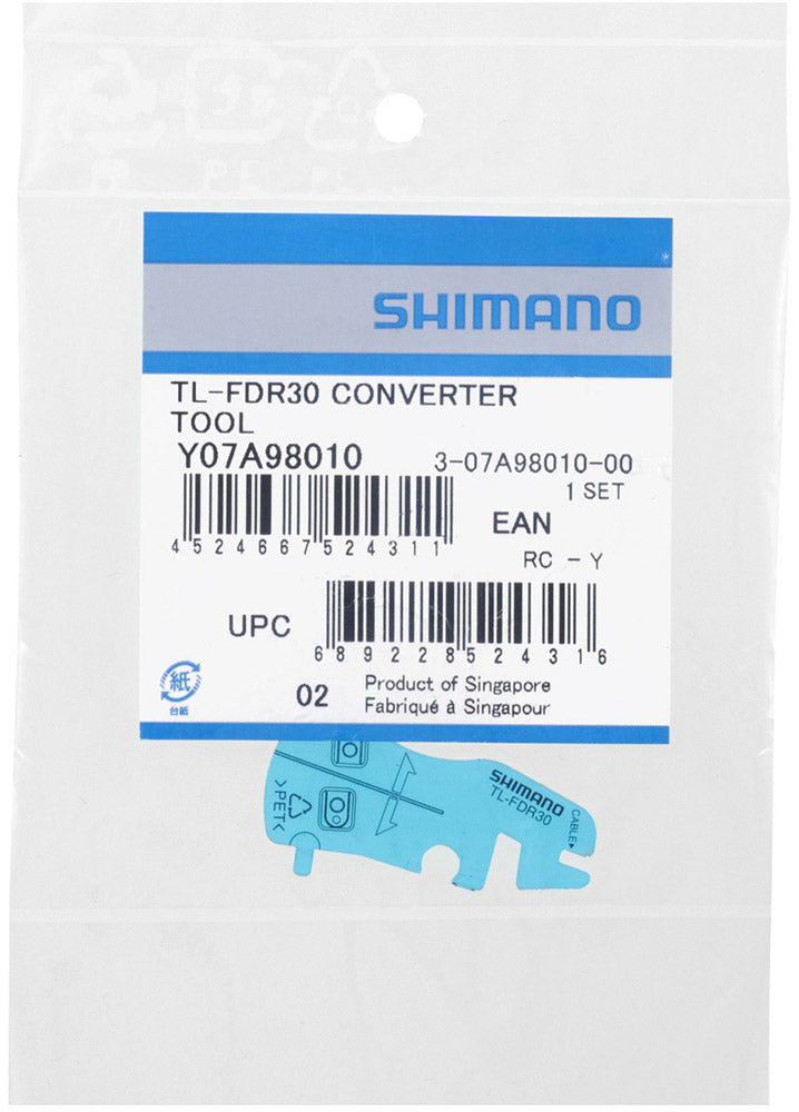 Herramienta de control del punto de fijación del cable Shimano tl-fdr30 para desviador delantero
