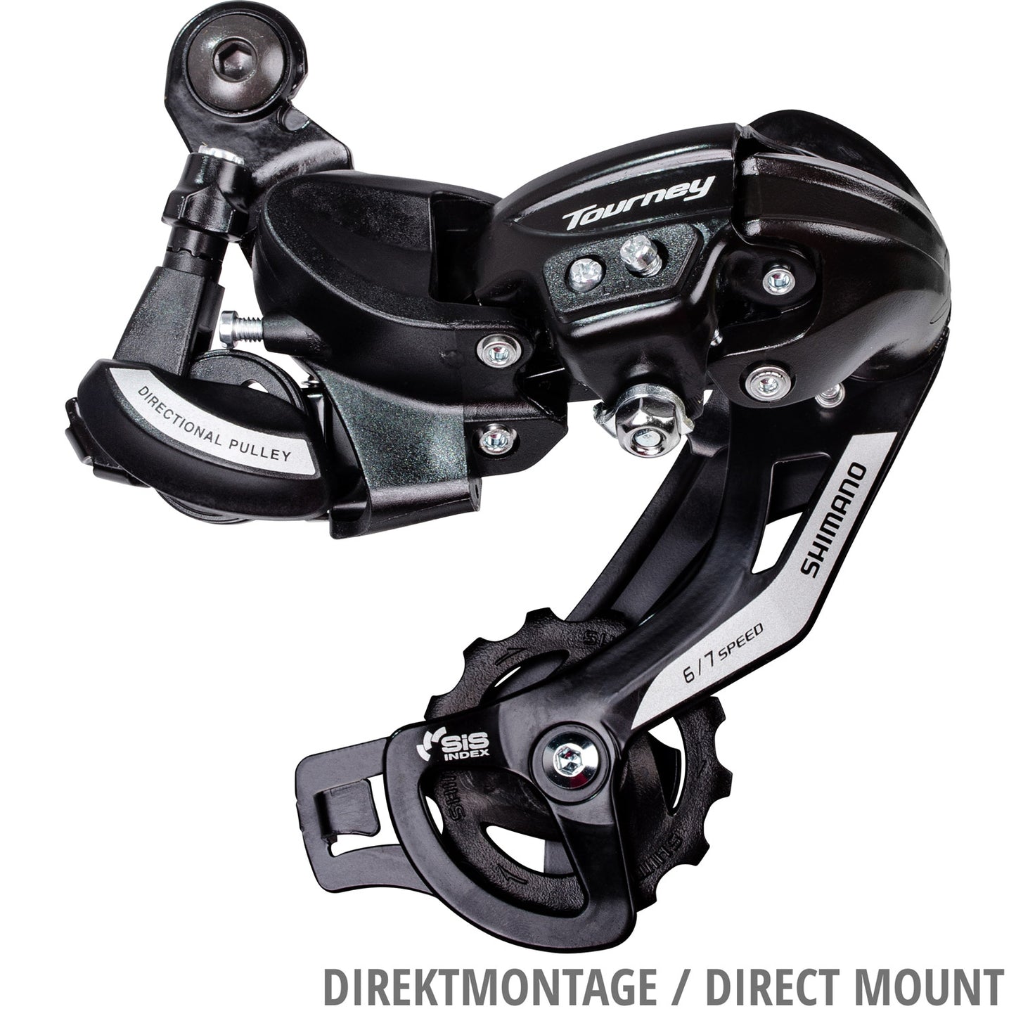 Shimano Tourney TZ500 a 6 velocità Deralleur. Per conferma sul percorso del deragliatore, (pacchetto sospeso)