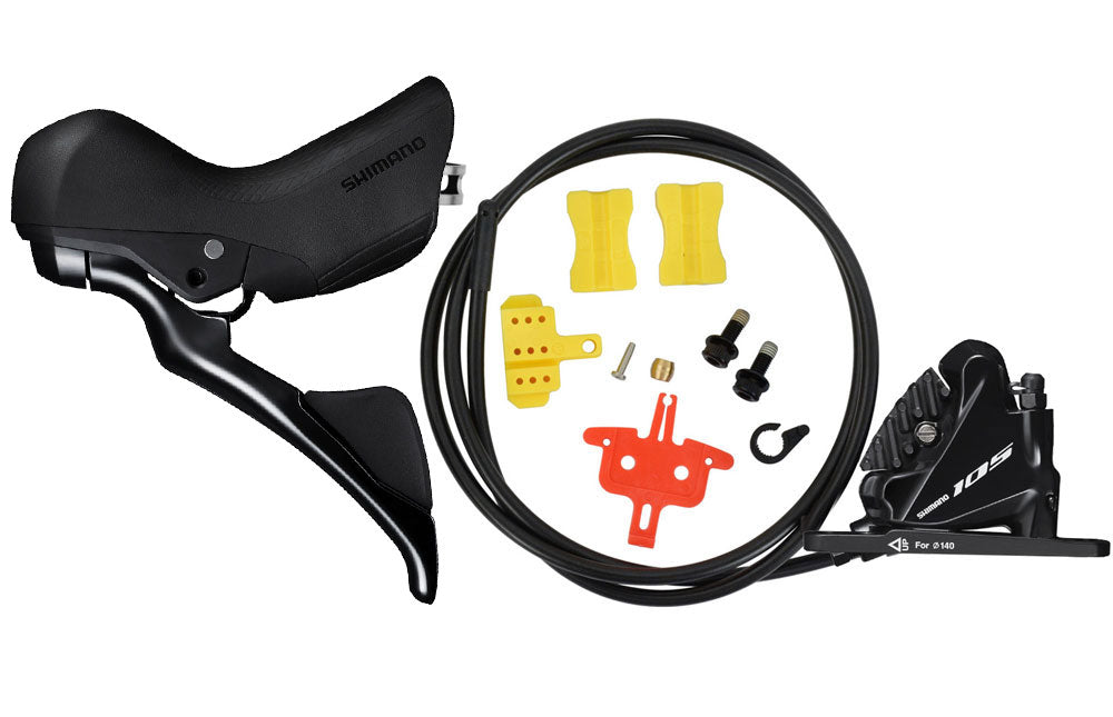 Freno de disco Shimano 105 st-r7025+br-r7070 2 velocidades delantero