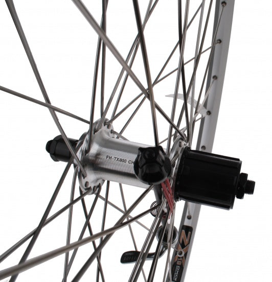 Shimano Achterwiel 28-15 8-13 8 622 Shim. 8v cerchio alu argento