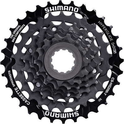 Shimano Cassette CSHG200 7 velocidades 12-28 Negro (Embalaje del lugar de trabajo)