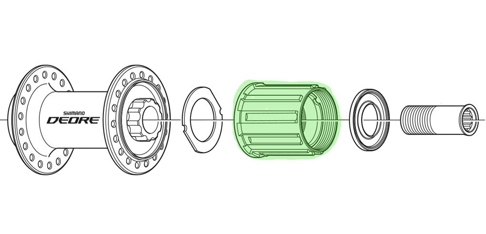 Shimano Casete Deore FH-M590 8 9 velocidades