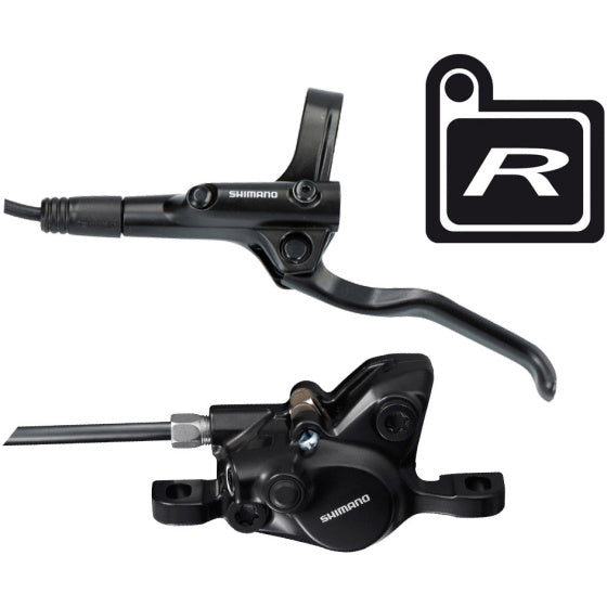 Shimano discremset (anteriore) MT200 Black Short 85 cm