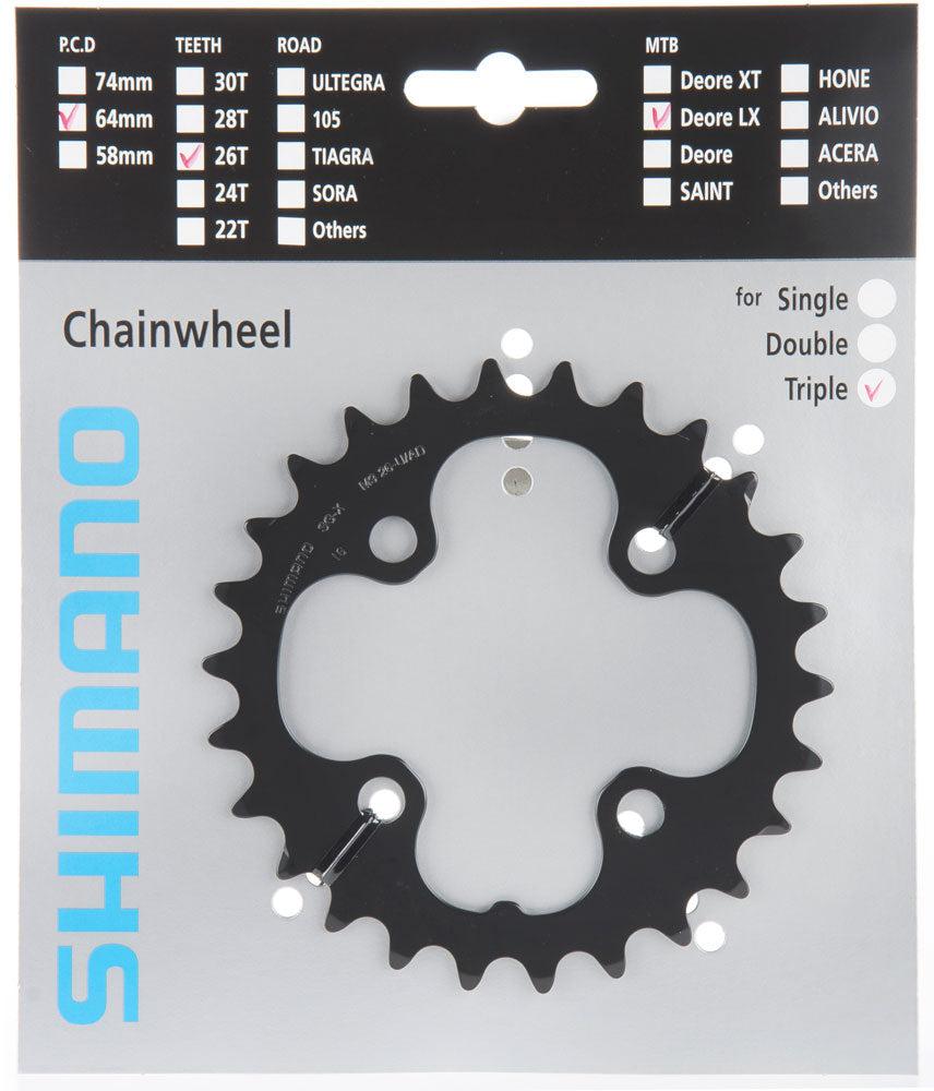 Corona Shimano slx per fc-m661 670 26t
