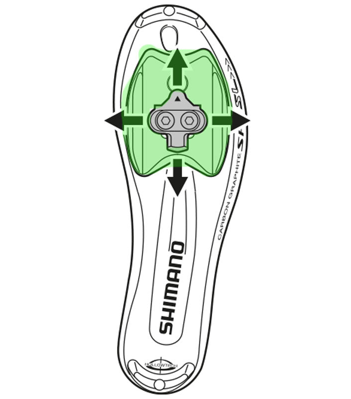 Adattatore per tacchette Shimano sm-sh40 per pedali spd