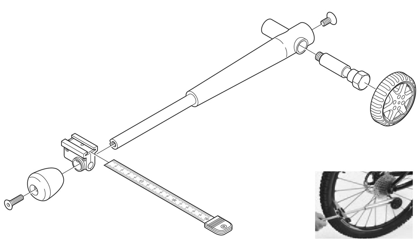 Strumento di allineamento forcellino posteriore Shimano TL-RD11