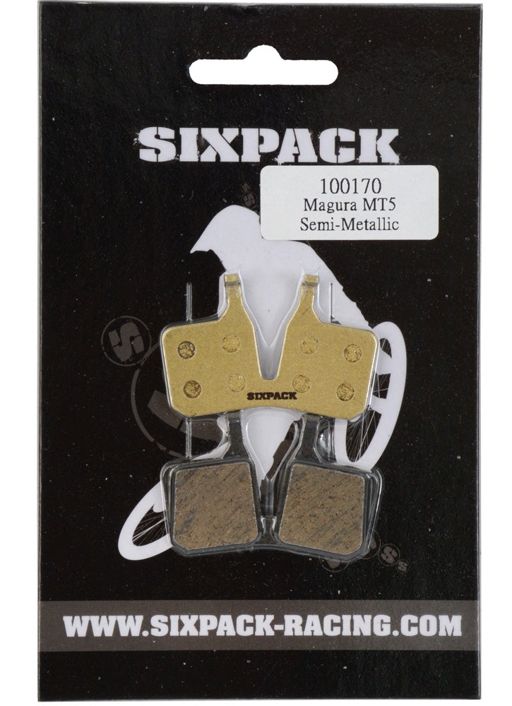Pastillas de freno de disco sixpack racing semimetálicas para magura mt5