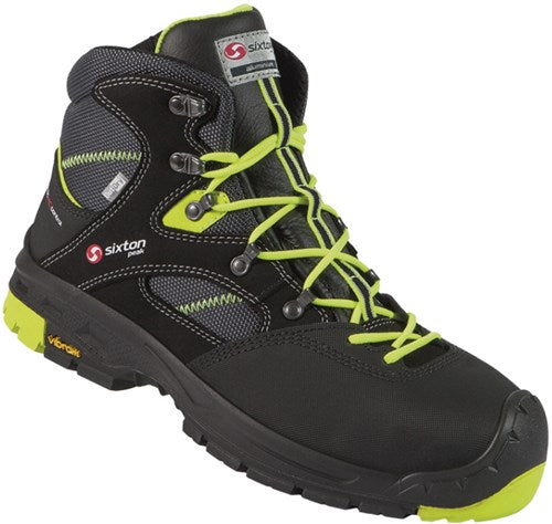 Sixton peak 30334-00 ortisei hg s3 outdry zwart geel - maat 45 - 00.091.001.45