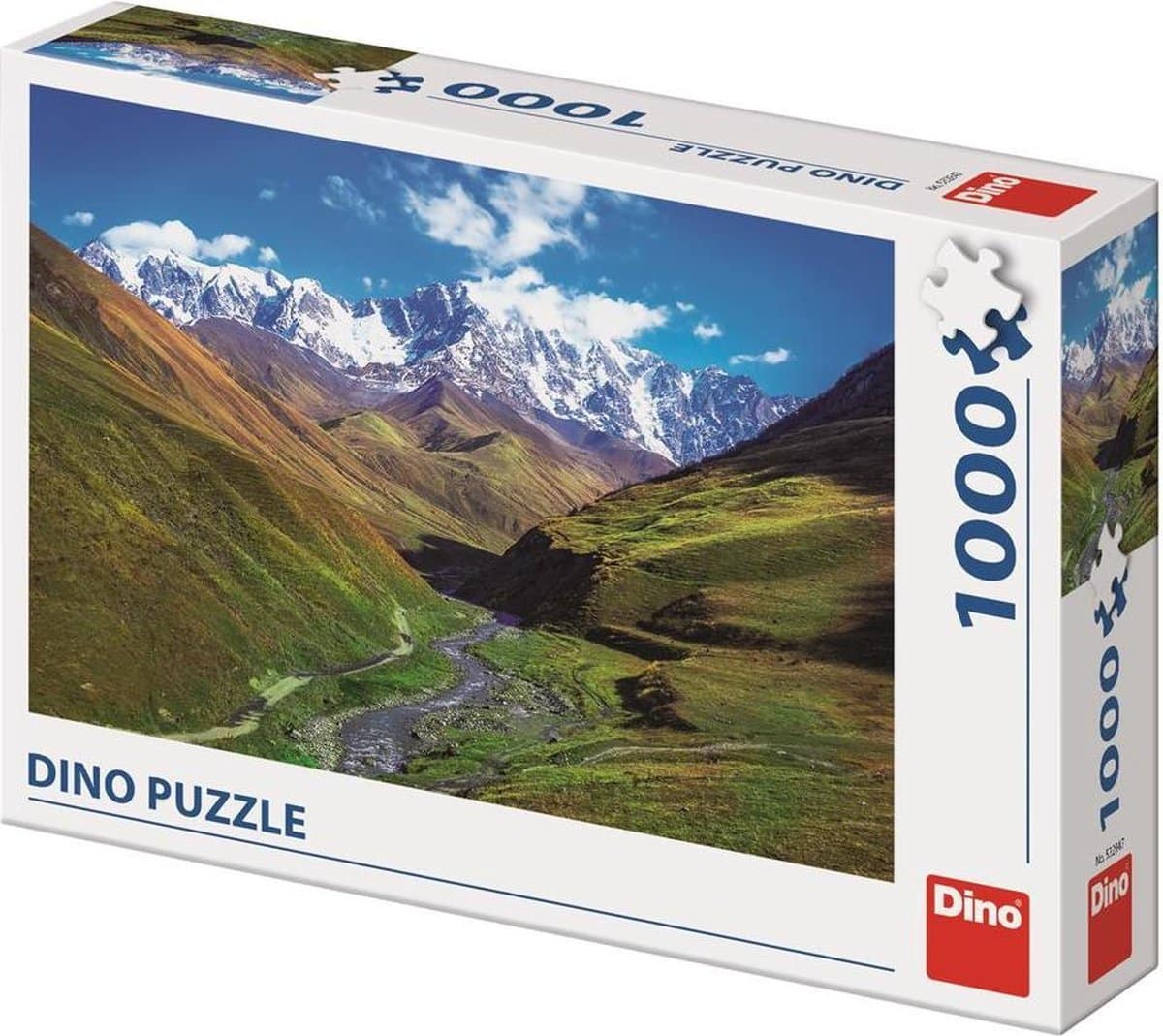 Dinotoys Dino Puzzle - Šchara La montagna più alta in Georgia - 1000 pezzi