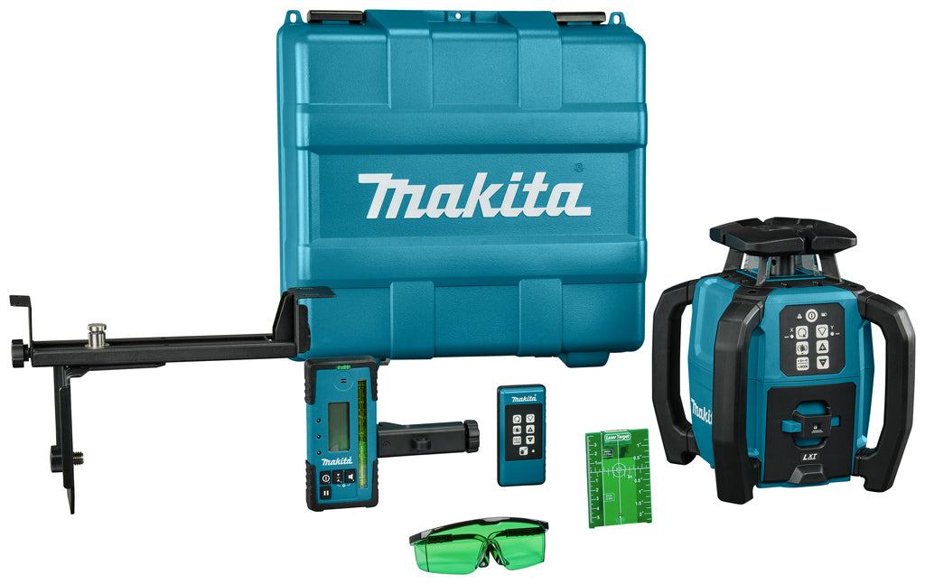 Rotación láser Makita verde | 800 metros | sin pilas ni cargador | en estuche de plástico - skr001z
