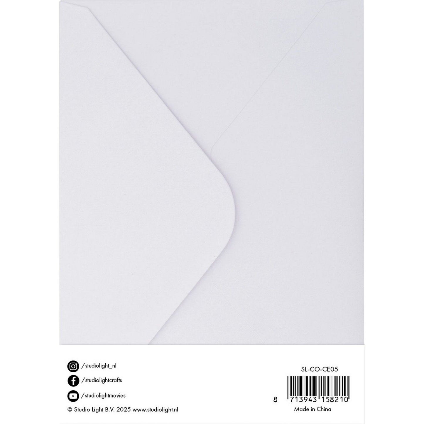 Studio light • buste per biglietti bianche 12,70x17,78 cm